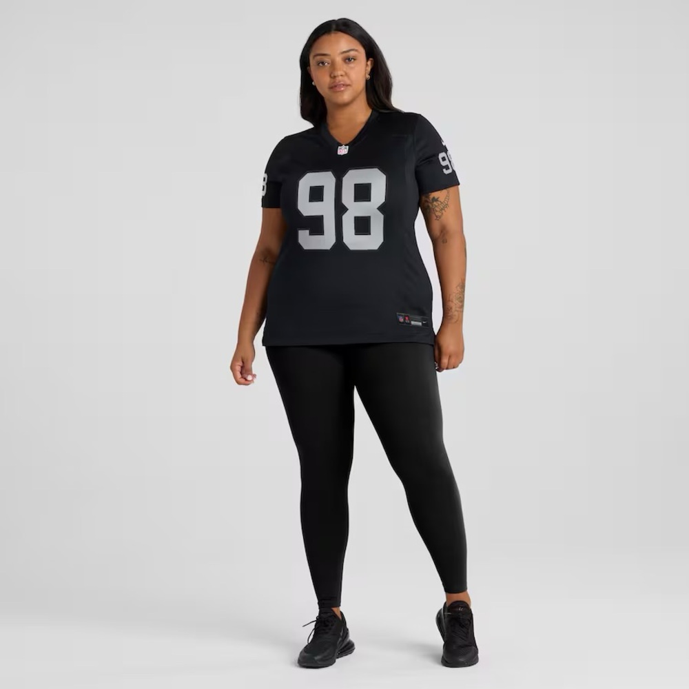 Women's Nike Maxx Crosby Las Vegas Raiders Jersey new no tags original packaging - Picture 4 of 7